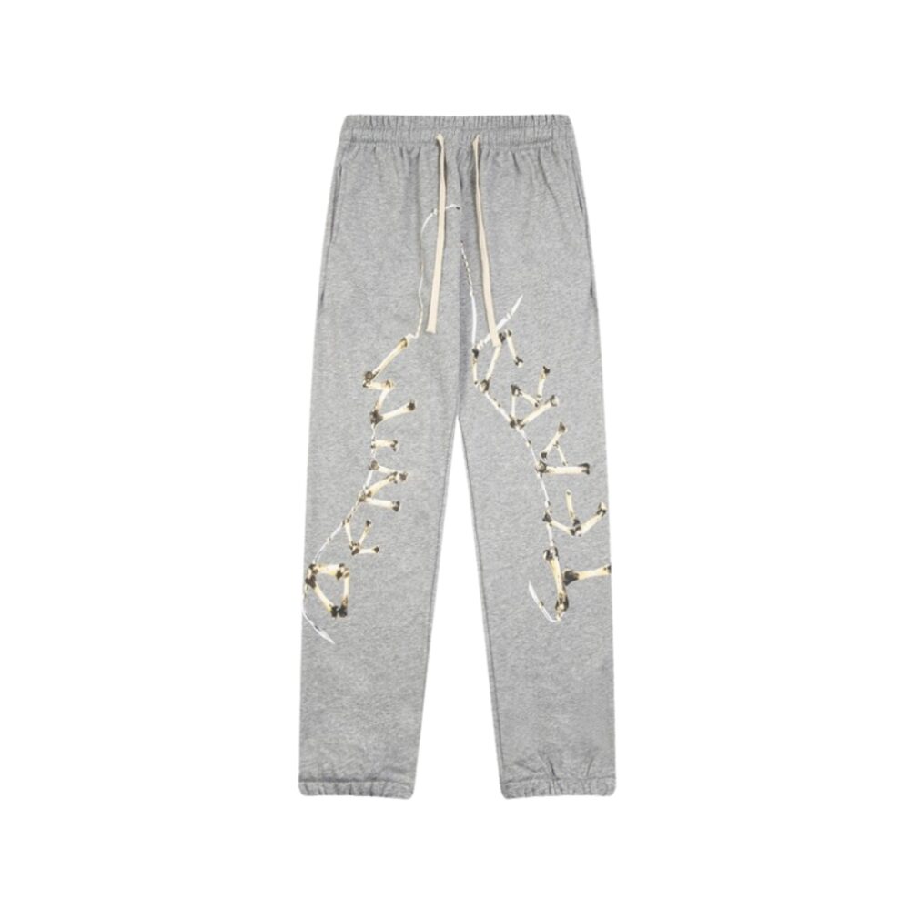 Pants Print Grey