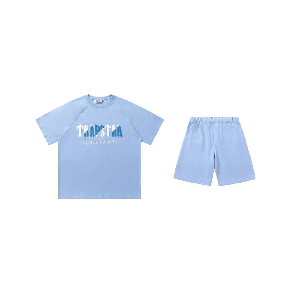 Light Blue Embroidered Set