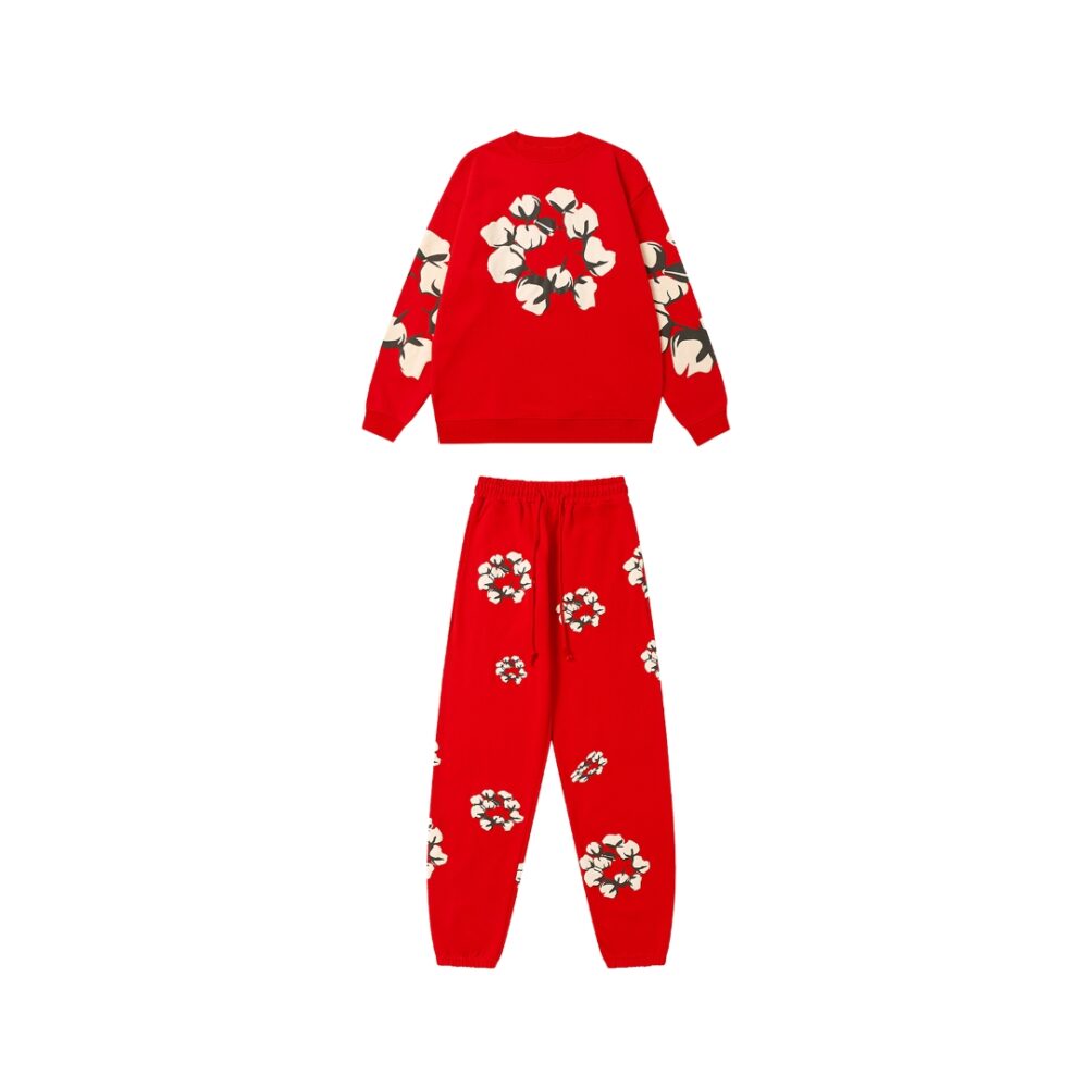 Kapok New Sweater Suit Red