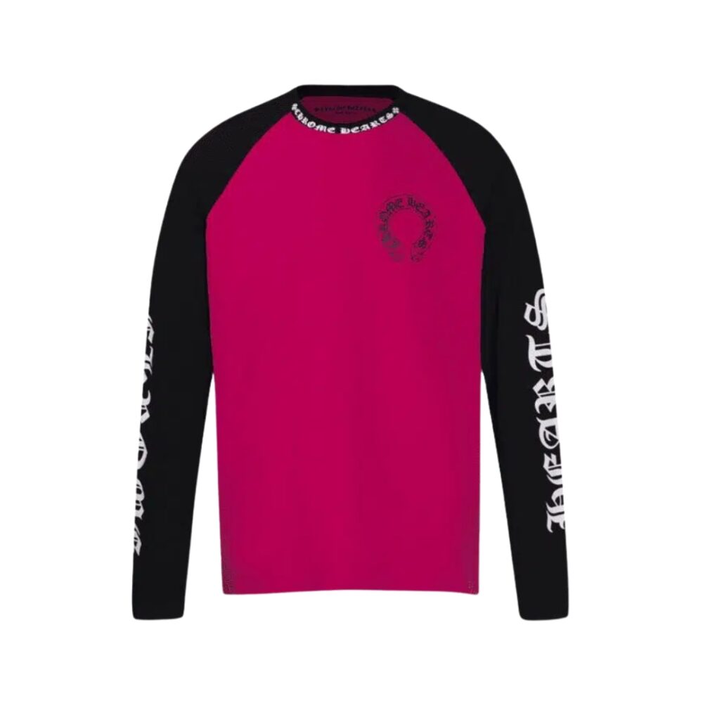 Baseball T-Shirt Pink & Black