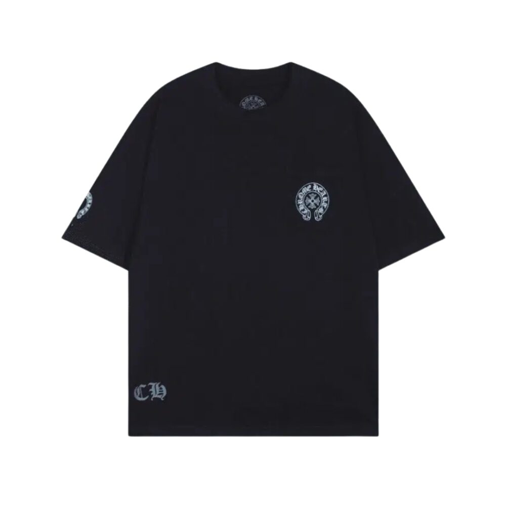 T-Shirt Triple Cross Logo Black
