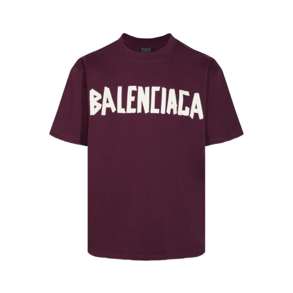 T-shirt Balenciaga Logo Double-Sided Print