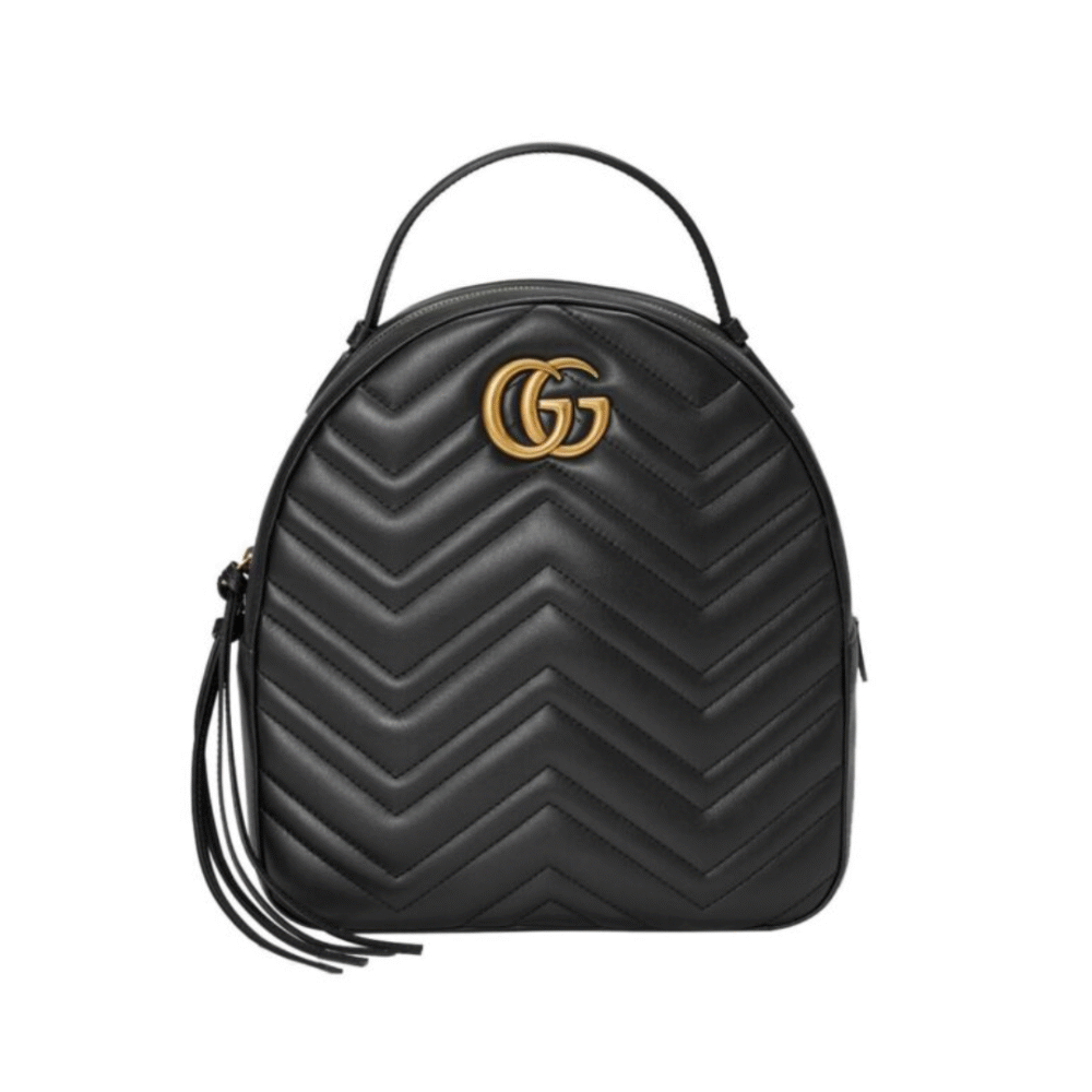 GG Marmont Backpack Black 23 cm