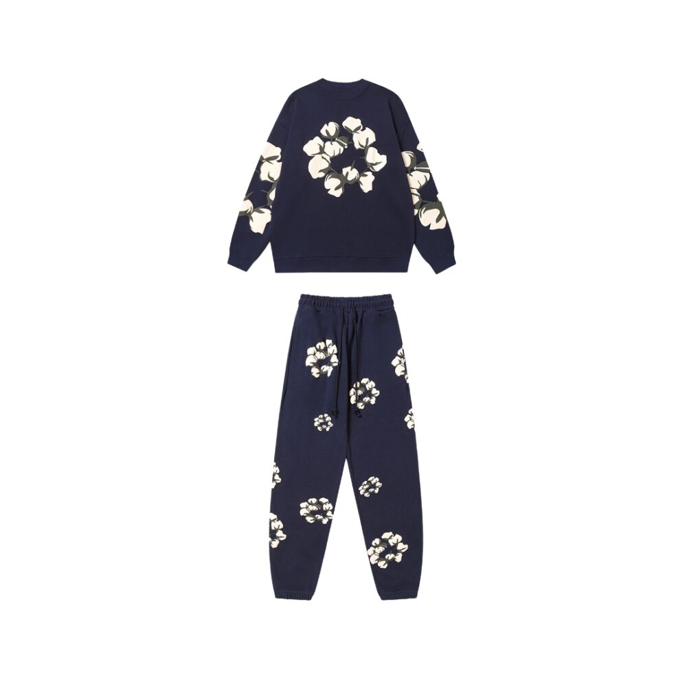 Kapok New Sweater Suit Peacock Blue