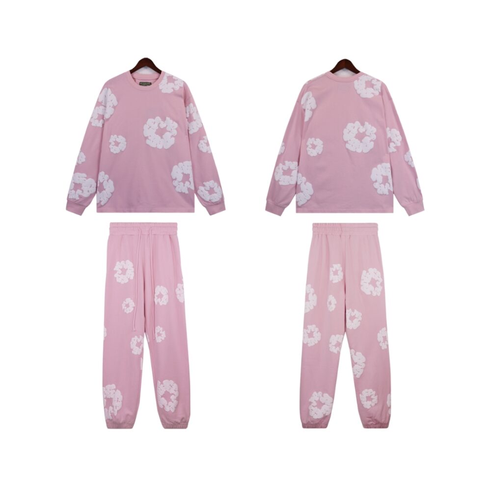 Sweatshirt/Tracksuits Pink/White