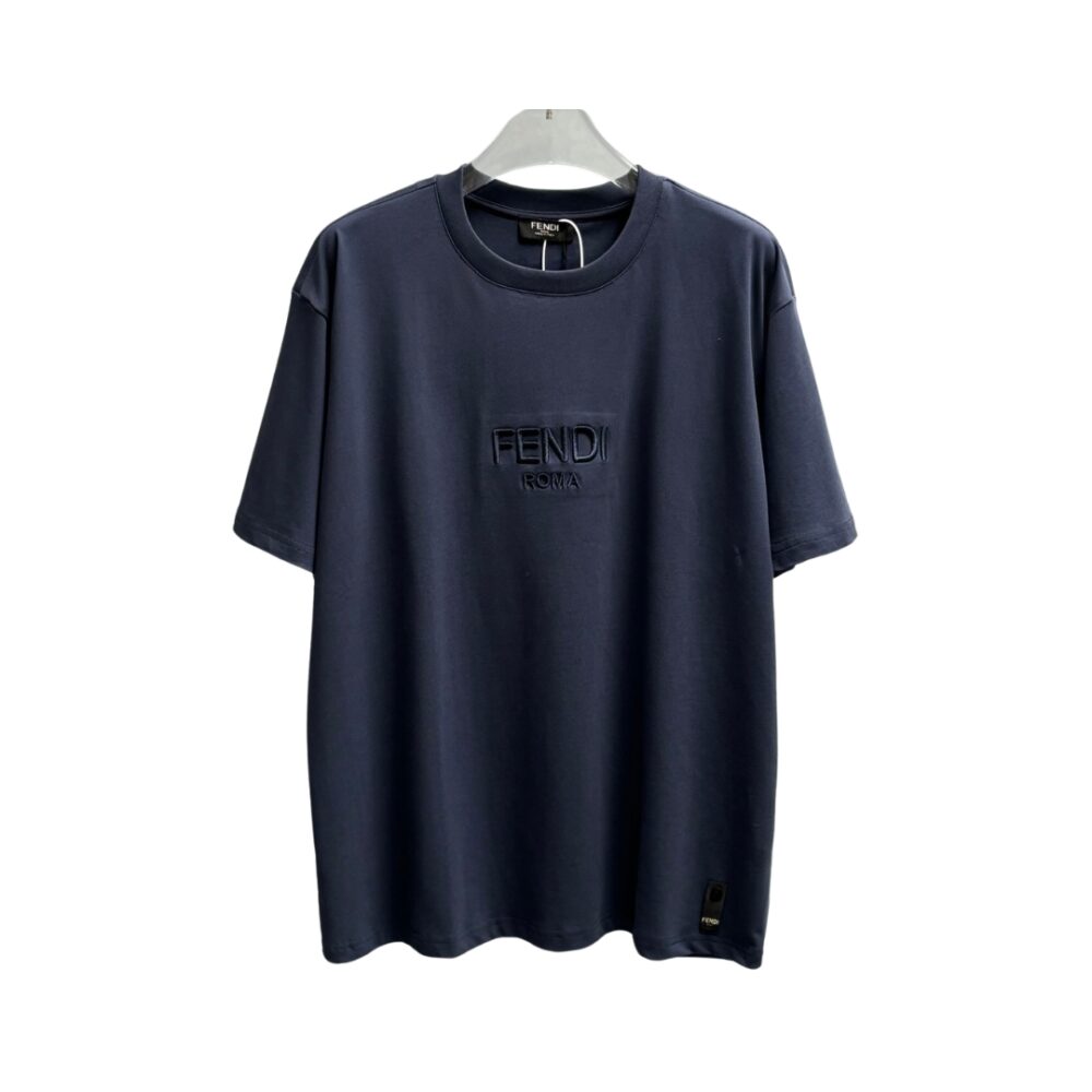 Logo T - Shirt Jersey Blue