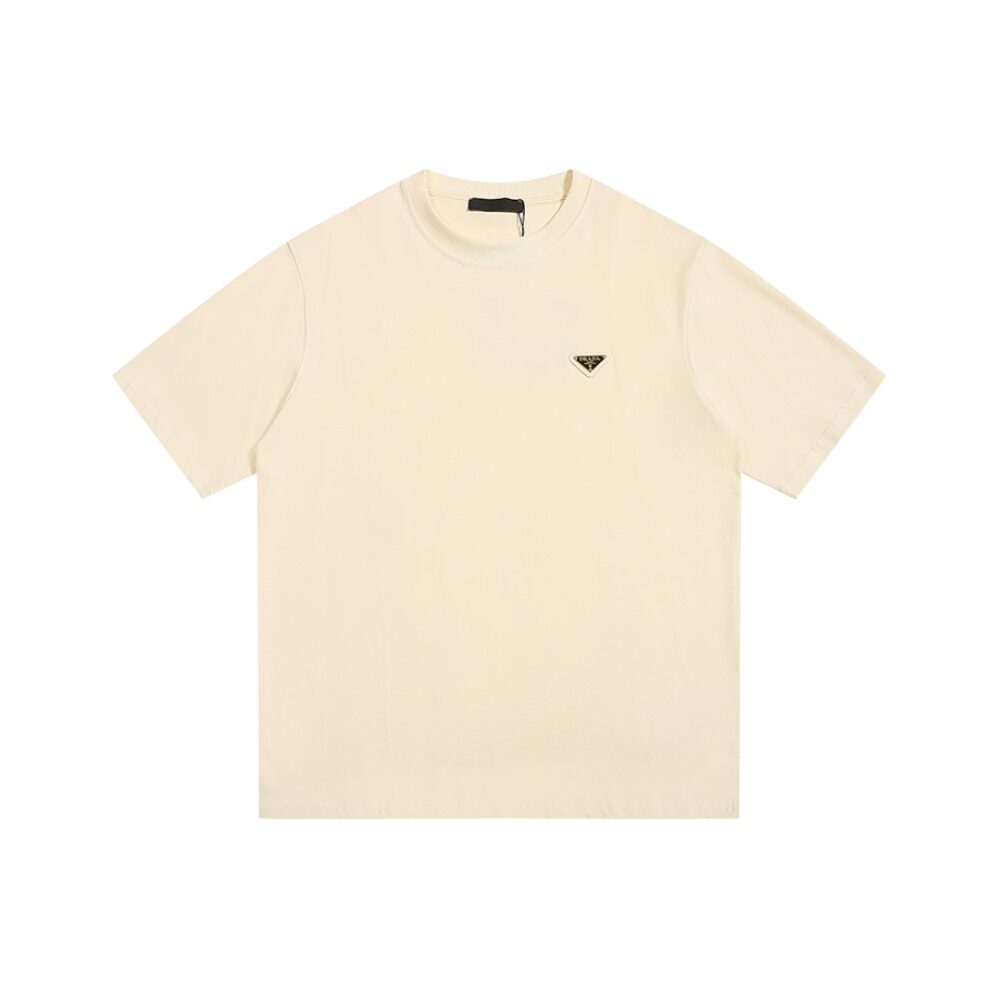 Basic T-shirt -Light Beige