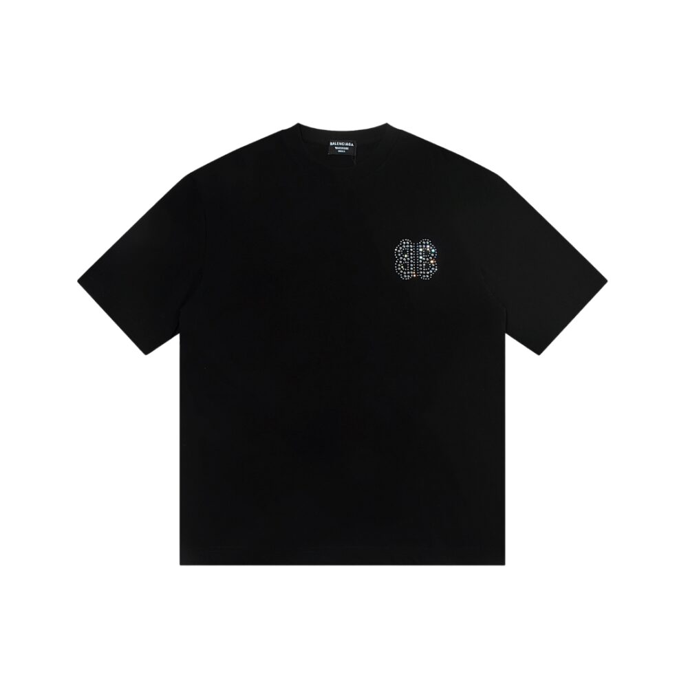 Double yarn combed cotton T-shirt