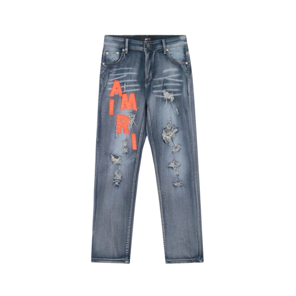 Classic Embroidered  Jeans