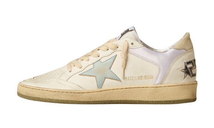 Ball Star stella rosa e azzurra e talloncino beige