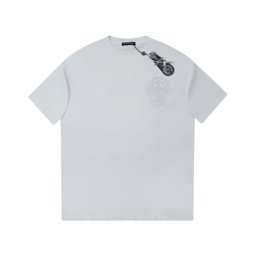 Cross print short sleeves unisex
