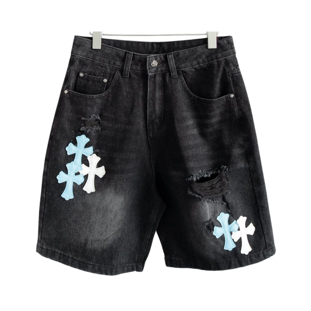Ripped Shorts Black