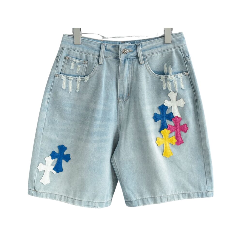 Ripped Shorts Blue