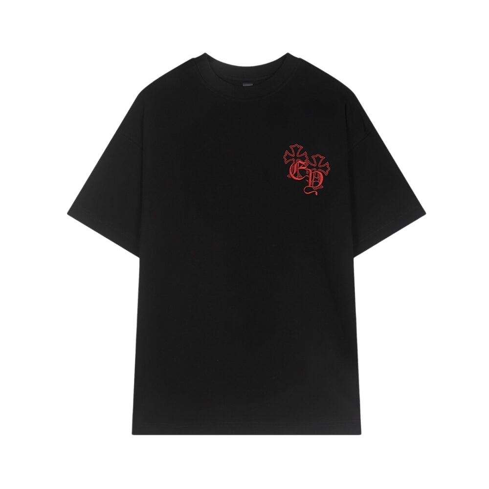 Embroidered T-Shirt Black