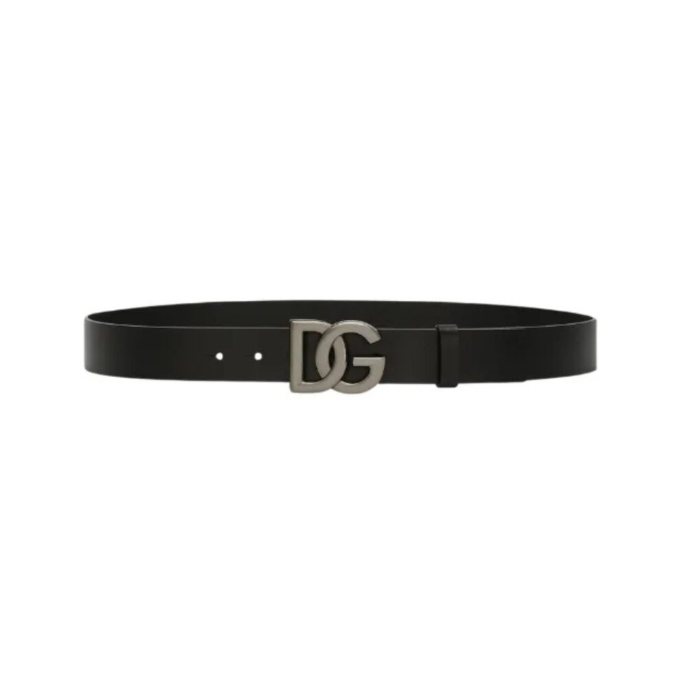 LEATHER BELT WITH DG LOGO