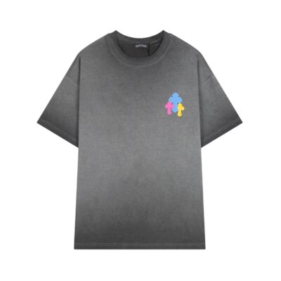 Short Sleeved Cotton T-Shirt Gray