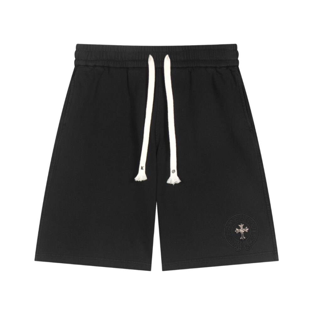 Elastic Casual Shorts Black