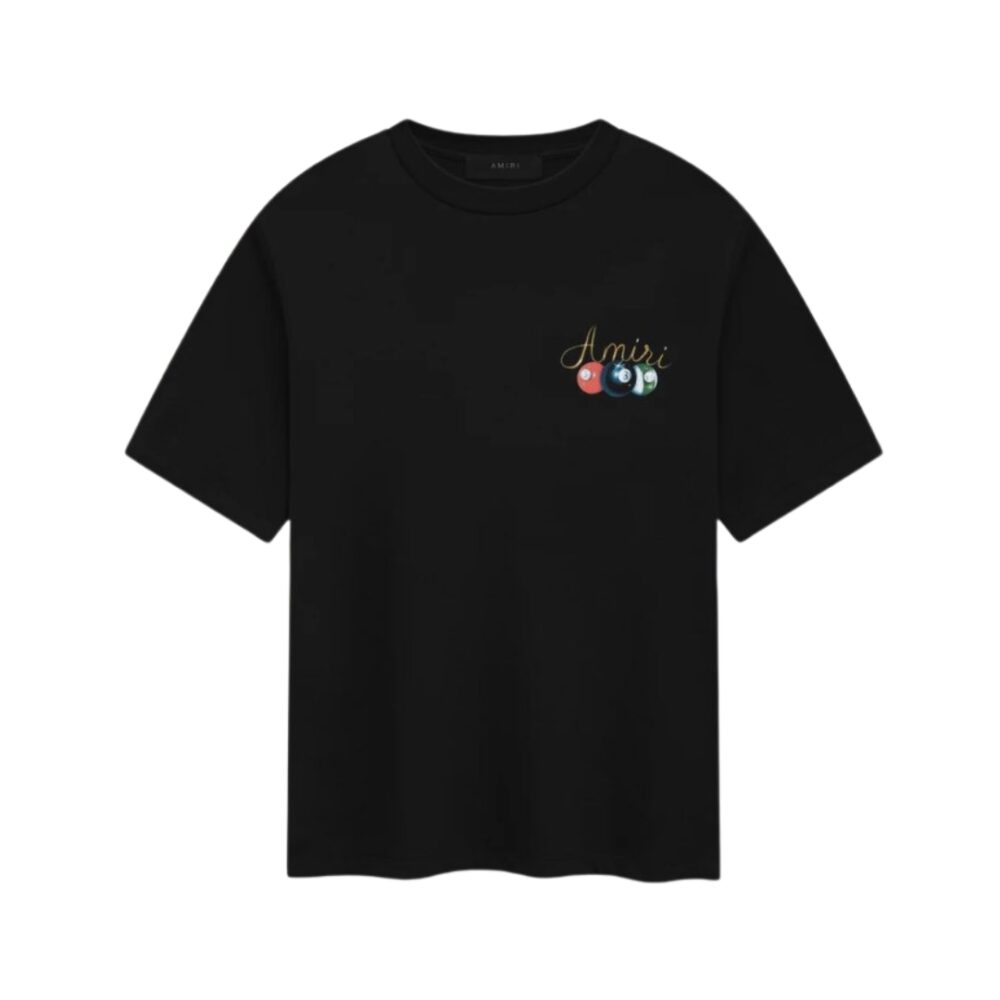 Pool Cue tee Black