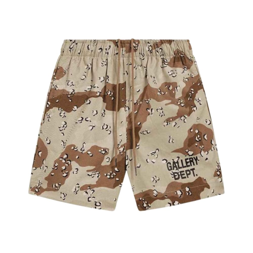Camouflage-Print Track In Brown
