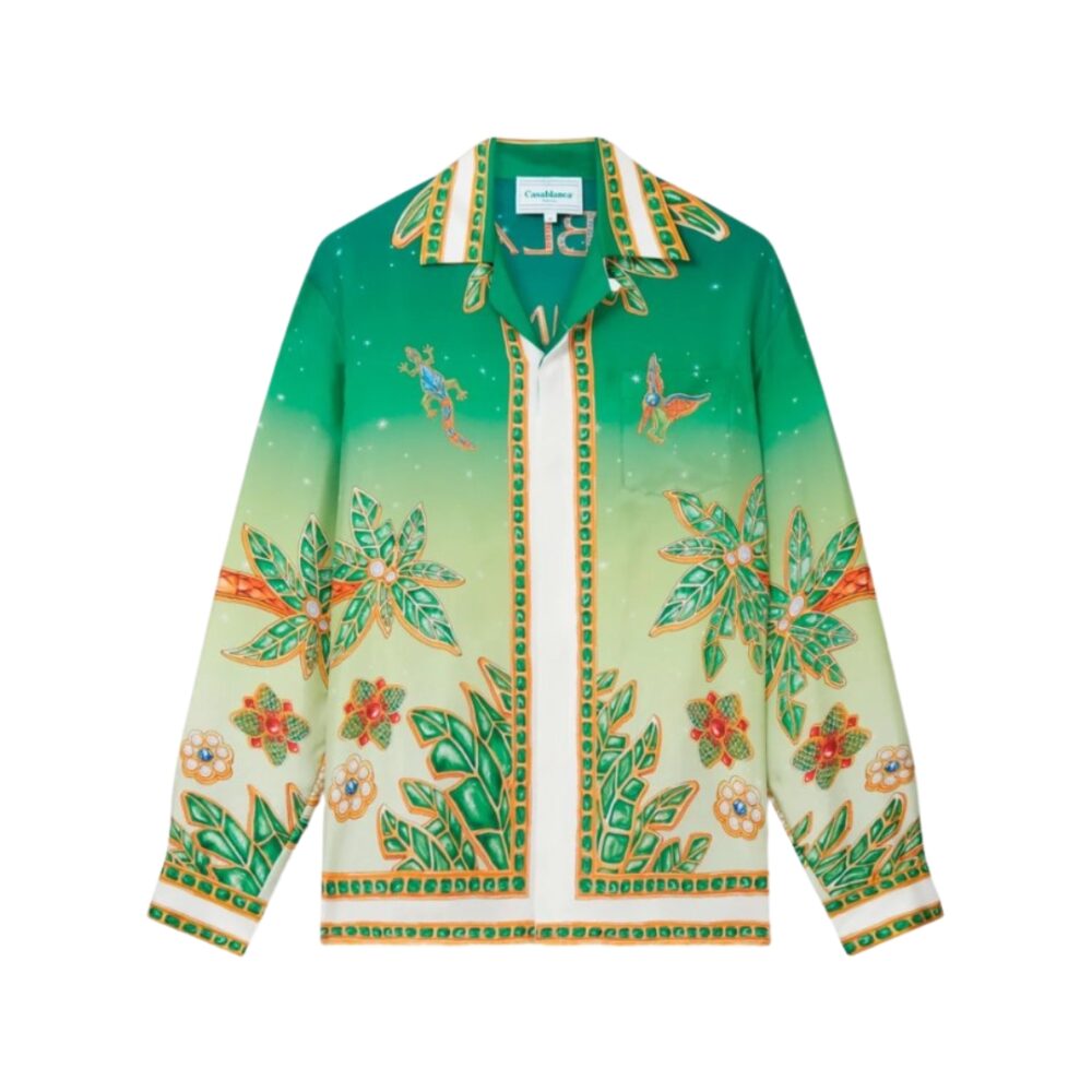 Joyaux D'afrique Print Silk Shirt