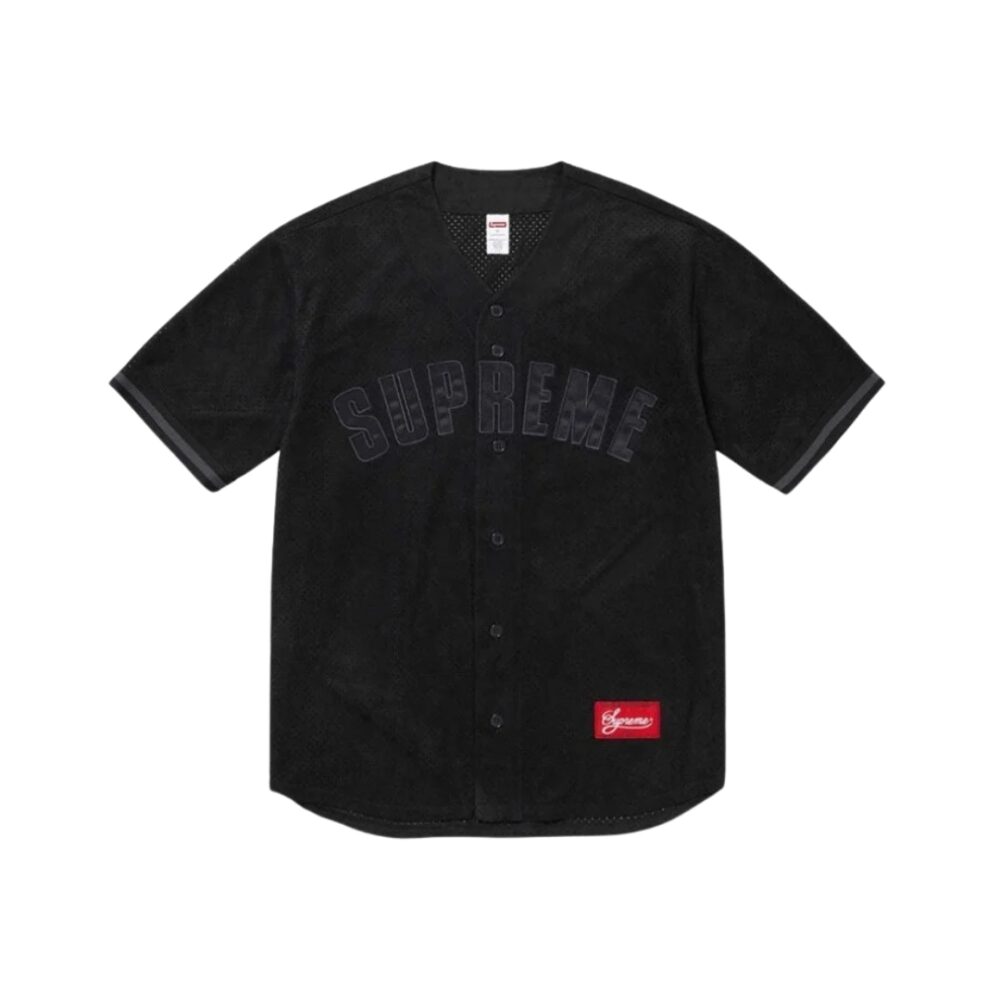 Jersey Button-Up Velour Logo