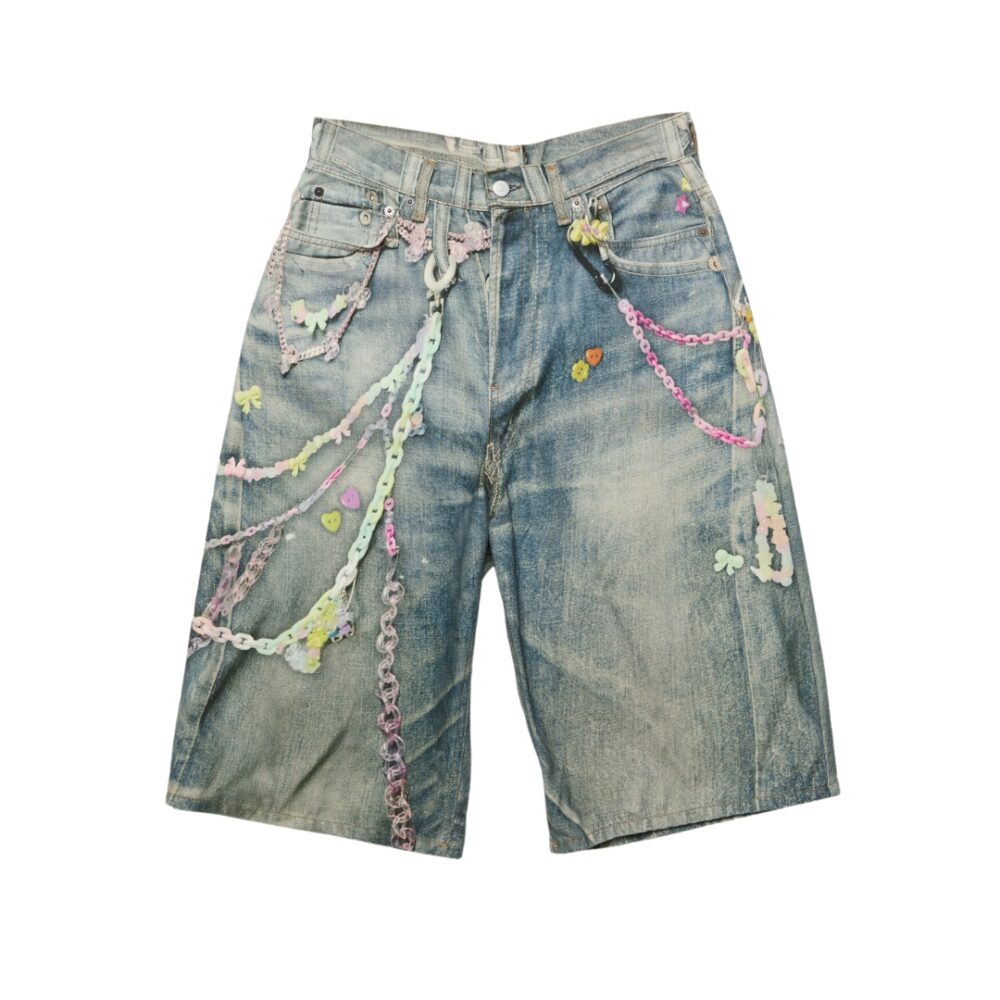 Pantaloncini in rete blu (Copia)