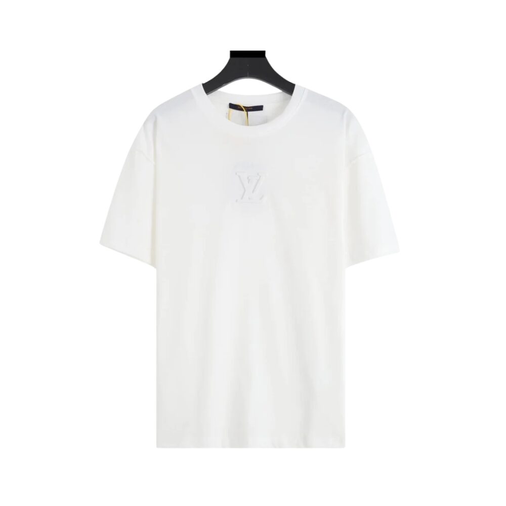 White Embroidered Logo T-shirt