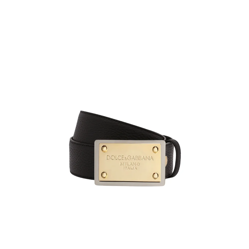 GRANATE CALFSKIN BELT