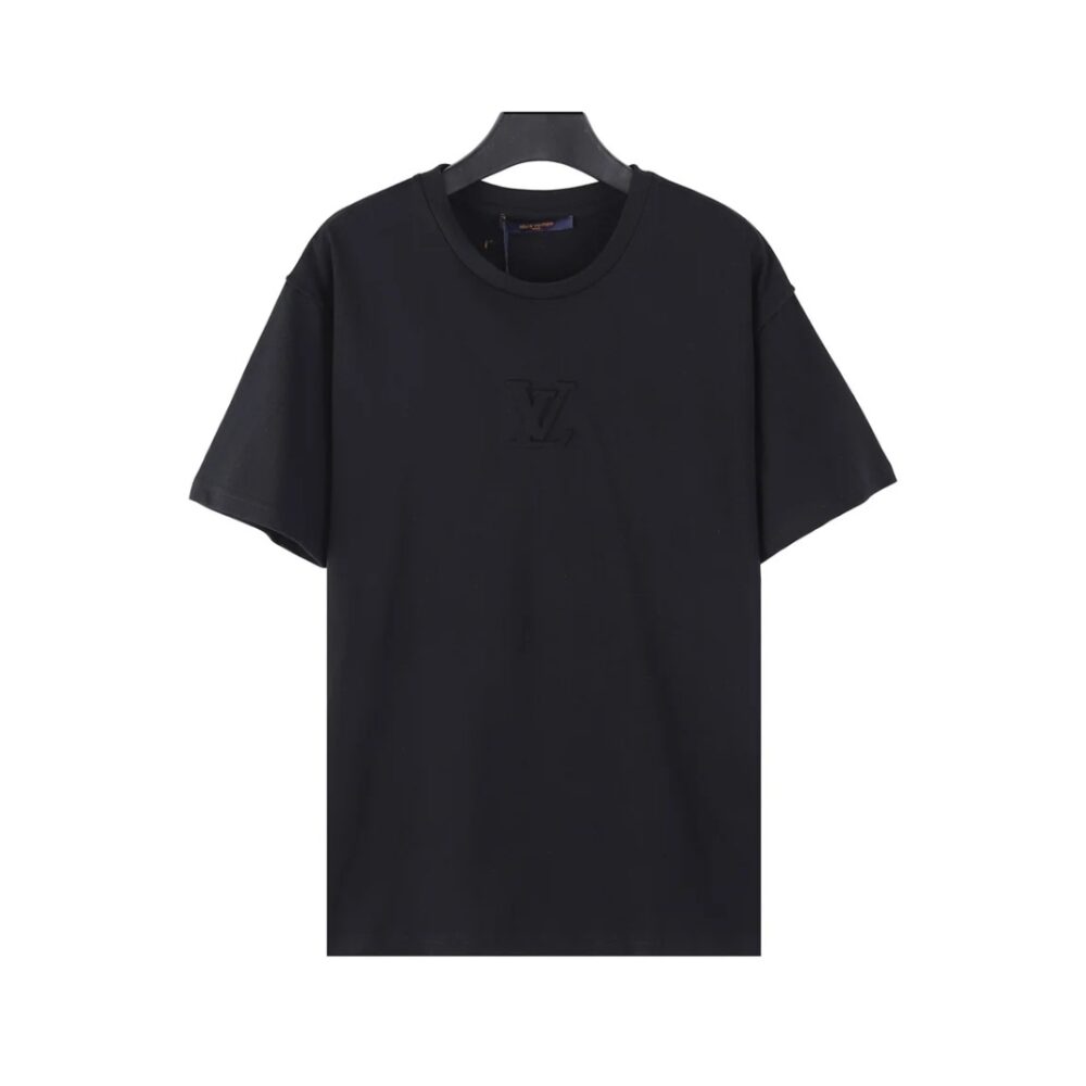 Black Embroidered Logo T-shirt
