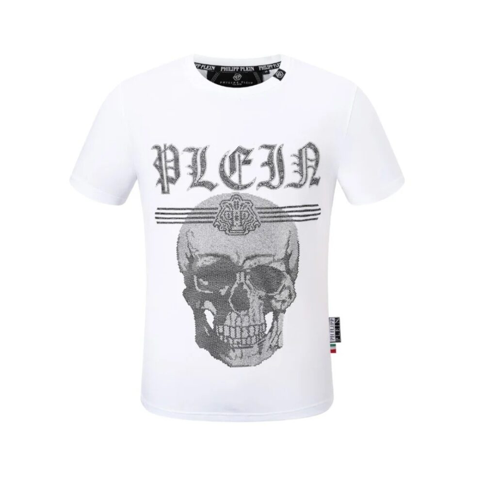 T-shirt Skull Design White
