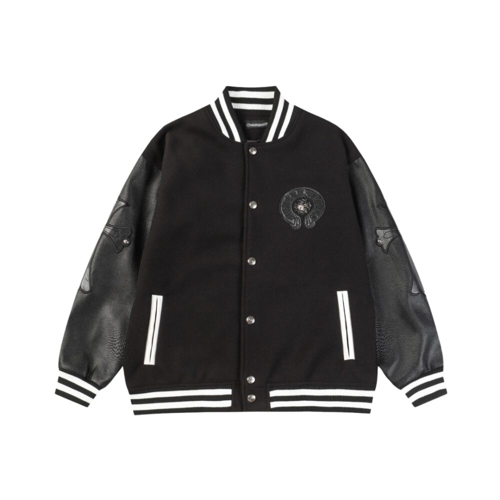Giacca Varsity Con Toppa Ricamata