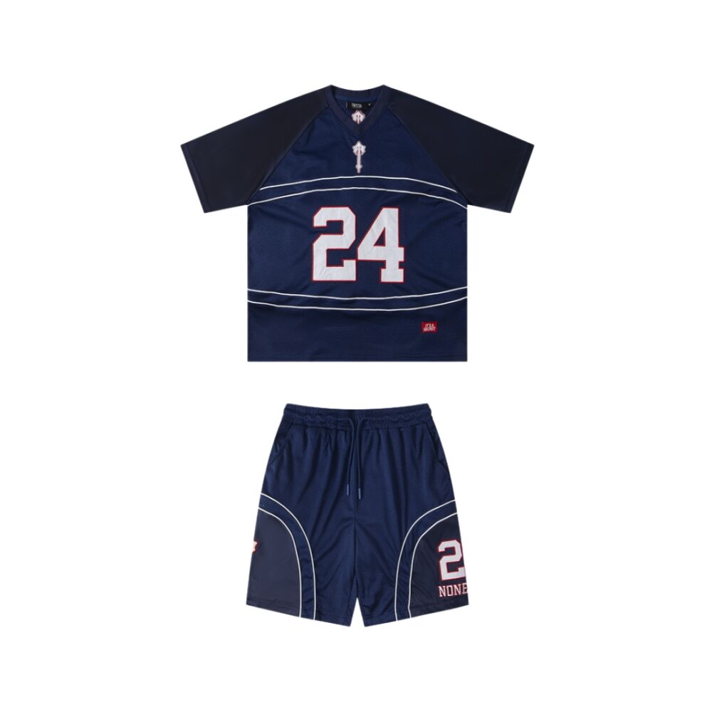 Set Maglietta E Pantaloncini Blu Navy