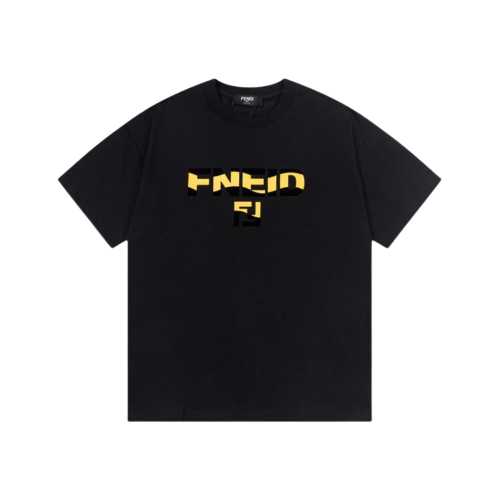 T-shirt a manica corta con collo rotondo