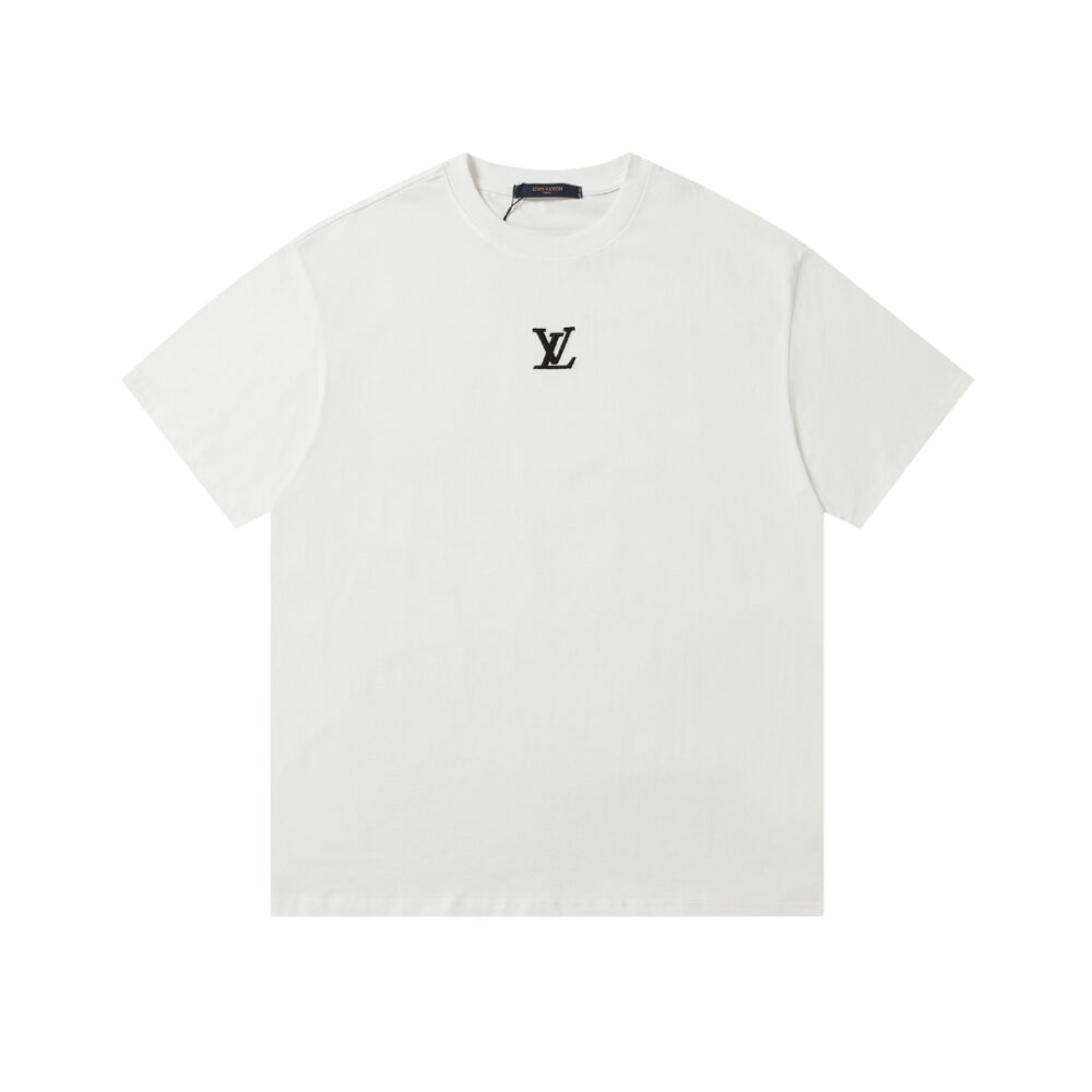 Logo In Gomma Maglietta Oversize - Bianca